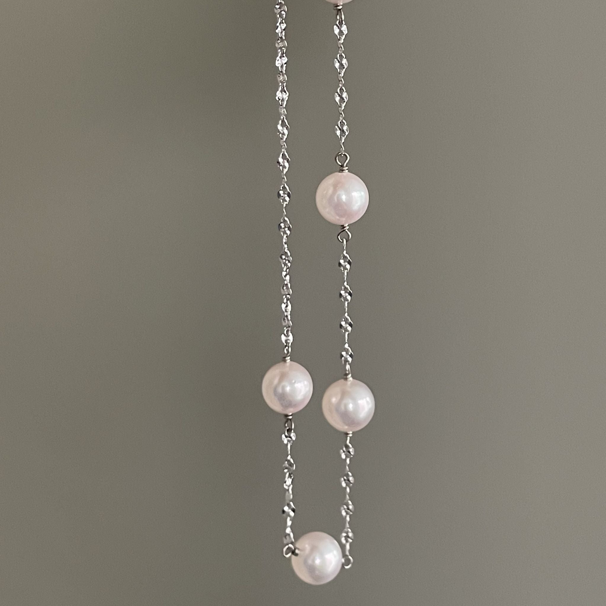 MIKIMOTO ミキモト ブレスレット 18金 K18ホワイトゴールド