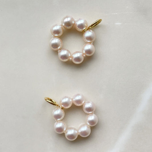 アコヤパールペンダントトップ/8pcs